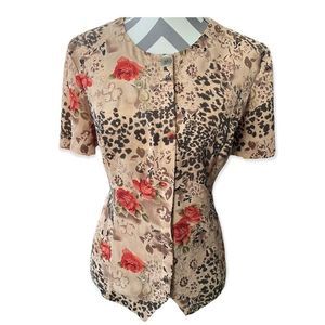 Leopard Print Blouse 